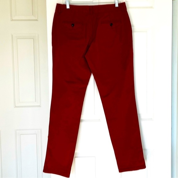 TWIK High Waist Straight Leg Pant 9 Red - Picture 11 of 16